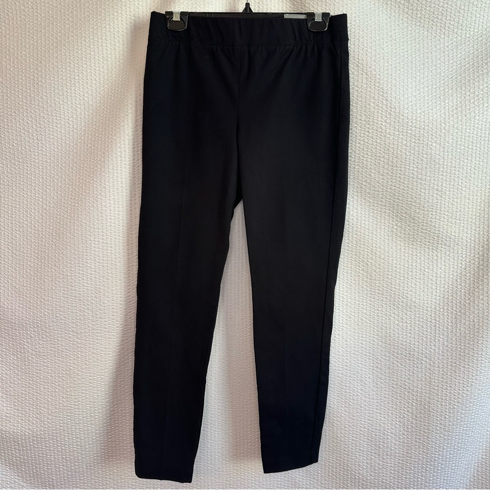 TALBOTS Black Skinny Ankle Pants 4 Petite NWT Stretch Pull On Career Work Pants